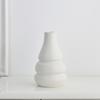 Vaso de cerâmica em espiral de bobina transfronteiriça linha decoração simples de mesa dispositivo para arranjo de flores decoração restaurante artesanato decorativo de formato especial