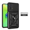 Funda de Teléfono Shunjia para Ventana Push Adecuada para Motorola G86 Dos en Uno Soporte Borde Anticaída 60 Pro Funda Protectora
