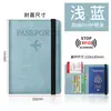 2025 Nuevo Wholesale Transfronterizo RFID Anti-Magnético Bolso de Viaje para Pasaporte Simple Multifuncional para Documentos Cosméticos Cartera