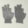 Guantes de cinco dedos expuestos dispensadores antideslizantes de dedo expuesto de medio dedo transpirables rotos de cinco dedos puntos en la punta de nylon para conducir dispensadores guantes de protección laboral
