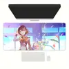 Mouse Pad de Jogo de E-Sports Bidimensional de Personagem de Anime Grande de Alta Qualidade Espessado e Resistente a Manchas Teclado de Computador Pad de Mesa