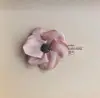 Acessórios Florais Cetim Tridimensional Feito à Mão Elegante Moda Broche Camélia Francês Sapato Chapéu Bolsa Acessórios de Tecido Floral