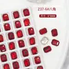 Flash Ano Novo joias de unha chinesas vermelhas atacado Amor vermelho quadrado gordo Fundo pontudo oval em forma de broca de unha de vidro