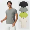 Camiseta de Manga Corta con Cuello Redondo para Hombre, Nueva, Transfronteriza, Comercio Exterior, para Verano, Fitness, Deportes, Running, Ropa Transpirable y de Secado Rápido