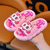 Adorable y Lindas Pantuflas para Niñas, Nuevo Modelo de Verano, Padre-Hijo Bebé Hogar Baño Suela Suave Antideslizante Lindas Sandalias