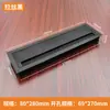 Caja pasacables para escritorio de oficina, cubierta de orificio para cables multifunción para escritorio de computadora, amortiguador cuadrado con cepillo, cubierta decorativa