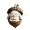 Adorno Navideño de Bellota de Animales del Bosque Transfronterizos