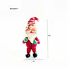 Adorno de cristal de Papá Noel, accesorio de decoración de escena navideña de cristal, adorno de escritorio, regalo, pieza decorativa
