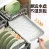 Escurridor de Platos Extraíble de Cocina, Gabinete Extraíble, Cesta Extraíble, Escurridor de Platos, Estante Almacenador de Platos Tipo Cajón, Escurridor