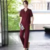 Conjunto Sencillo de Estilo Nuevo Verano 2026 para Mamás Moda Femenina para Mujeres de Mediana Edad y Mayores Conjunto Deportivo Casual de Dos Piezas