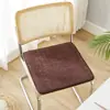 Almofada de Assento de Veludo Simples para Todas as Estações Almofada de Cadeira Almofada de Cadeira de Longa Permanência no Escritório Almofada de Assento para Estudantes Almofada de Cadeira de Jantar Mesa's Army