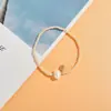 Pulsera de Perlas Barrocas con Cristales y Perlas Sencilla de Color Sólido Estilo Coreano para Mujer Pulsera Elegante Estilo Retro