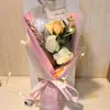 38 8 de Marzo Día Internacional de la Mujer Día de la Diosa Regalo para Novia Ramo Pequeño Rosa Flor Eterna Día de Graduación Girasol