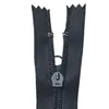 No. Cremallera de nylon impermeable negra de 5 con topes superior e inferior, adecuada para pantalones, bolsillos frontales y bolsas