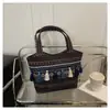 Bolsa de Ombro Feminina Estilo Étnico, Bolsa Feminina, Carteira Pequena, Bolsa para Aulas Particulares, Bolsa Transversal de Linho Casual para Jovens