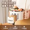 Tazón para fideos instantáneos de acero inoxidable 304 con tapa, adecuado para dormitorios, gran capacidad, para estudiantes, uso personal y conveniente para hombres