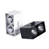 Cubo al por mayor Gall Luz Luz Cuadrada Aluminio Madera Luz Cuadrada led Cuadrado Doble Cabezal Rejilla Downlight Foco Empotrado