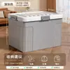 Caja de Almacenamiento Extra Grande para Dormitorios Estudiantiles con Tapa, a Prueba de Polvo, Caja de Almacenamiento de Plástico Engrosado, Caja de Almacenamiento Multifuncional Debajo de la Cama