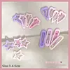 Pinza BB para Niñas Pinza para el Cabello de Estrella de Cinco Puntas Tocado 2025 Nueva Pinza Pinza para Flequillo de Cabello Roto de Bebé Pinza para el Cabello de la Frente de Niños