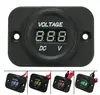 Voltímetro CC Modificado para Carro e Barco com Display de Três Dígitos para Medição de Tensão, com Interruptor de Toque + Painel