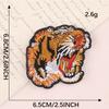 Duo Cool Computador Bordado Zhang Zi Tigre Acessórios de Vestuário Comércio Eletrônico Transfronteiriço Fornecimento Patch Peito Animal Bordado Pano Colar