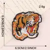 Li Xin Computador Bordado Zhang Zi Tigre Acessórios para Vestuário E-commerce Transfronteiriço Fornecimento Patch Peito Animal Bordado Cola de Tecido