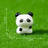 Figuritas de panda en miniatura, adorables y lindas, perfectas para crear paisajes en miniatura, jardinería y decoraciones de bricolaje