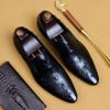 [VIP para] Zapatos casuales de cuero para hombre, zapatos formales de cuero para hombre, capa superior de cuero, nuevos mocasines de negocios británicos