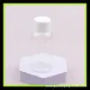 24 dientes 60ml tapa de rosca gruesa botella PET subbotella de gel loción tapa de rosca subbotella PET botella desmaquillante