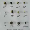 Cabeza Redonda Cabeza Plana Garra Puntiaguda Accesorios de Cuentas Estrella de Cinco Puntas Pirámide Cuadrada Uña de Garra Lao19
