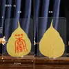 Folhas Naturais de Bodhi, Zhakiram, Farmacêutico, Thangka da Tara Verde, Pintura Thangka do Deus da Riqueza Amarelo, Arte de Parede, Molduras para Fotos no Atacado