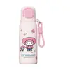 Taza térmica Sanrio My Melody para niños y niñas, especial para uso escolar, vaso con pajilla de doble sorbo, botella de agua portátil