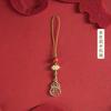 Cadena para teléfono móvil de calabaza Sha Jin Fu Lu, cordón, puesto de regalos de explosión en vivo, mercado nocturno, cinabrio cloisonné, colgante para teléfono móvil