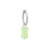 Tendencia Nacional Estilo Antiguo Colgante de Jade Pendientes de Bambú Sencillos Retro Clips para Orejas de Jade Oliva Pendientes de Aro Redondos para Hombres En Stock