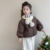 Chaqueta de Otoño e Invierno para Niñas 2025 Nuevo Abrigo de Invierno Acolchado Infantil Abrigo Grueso de Algodón Cálido y Elegante para Niñas