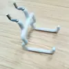 Accesorios para Tablero Perforado Gancho Doble Gancho de Hierro Forjado Fuerte Capacidad de Carga Almacenamiento para iPad Controladores de Juego Gancho para Mochila Estilo Ins