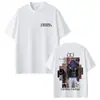 Camiseta Gráfica Unisex Vintage Hip-Hop Rock del Álbum Crystal Castle Camiseta Casual para Hombre de Algodón Manga Corta Oversize