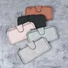 Monedero con hebilla larga para mujer, monedero multicolor, tarjetero, bolso para teléfono móvil, cartera de mano, tarjetero