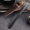 Cuchillo de té para abrir hecho a mano Aguja de té Cono de té Aguja de té de acero Pastel de té negro Accesorios para juego de té Pu'er