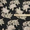 Tecido Jacquard Embossado Tingido em Fio de Seda Dourada Flor Grande Vestido Saia de Armação Tecido para Bolsa de Vestido Feminino