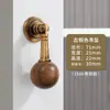 Alça de latão Novo estilo antigo chinês porta de armário guarda-roupa sapateira móveis estilo minimalista francês nogueira alça longa