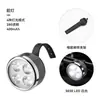 Luces de Bicicleta Mini Delanteras y Traseras JOHORSE, Cuatro LEDs para Iluminación, Luces de Advertencia Blancas Delanteras y Rojas Traseras para Ciclismo Nocturno