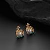 Brincos de tarracha com personalidade da moda, Coroa Pérola Diamante, combinam com tudo, luxo leve, brincos de tarracha europeus e americanos transfronteiriços, vendas diretas da fábrica