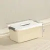 Caixa de Armazenamento Espessa para Casa Carro Roupas, Brinquedos, Lanches, Caixa de Armazenamento Reserva, Cesta Plástica Caixa de Armazenamento