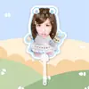 By2 Sun Han Sun Yu Abanico Grande en Forma de Tarjeta de Recogida Merchandising de Abanico para Conciertos Mismo Estilo de Tiktok