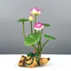 Decoración de Plato de Sashimi, Guarnición de Plato Frío para Catering de Hotel, Decoraciones de Flores y Hierbas de Plástico para Platos, Adornos Pequeños, Flor de Ciruelo de Invierno