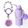 Mango de hervidor de viaje Cordón para hervidor de camping Cadena de cuentas Colgante para botella de agua Resistente a caídas Taza de agua Cinturón portátil Anticaída