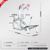Máquina Hack Squat Gimnasio Comercial Entrenamiento de Fuerza de Cadera y Piernas Patada de Pierna Sentadilla Hack Squat Máquina Todo en Uno de Doble Función