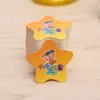 Xin Guo tarjeta de tema de estrella de cinco puntas tarjeta de recompensa para niños estrella de tema lenguaje de estrellas número cuerpo en inglés baile música estrella pintor