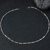 Collar de acero de titanio para hombre, estilo hip hop, 2023, simple, versátil, decorativo, de acero inoxidable, joyería de moda para hombre, al por mayor, estilo hip hop.